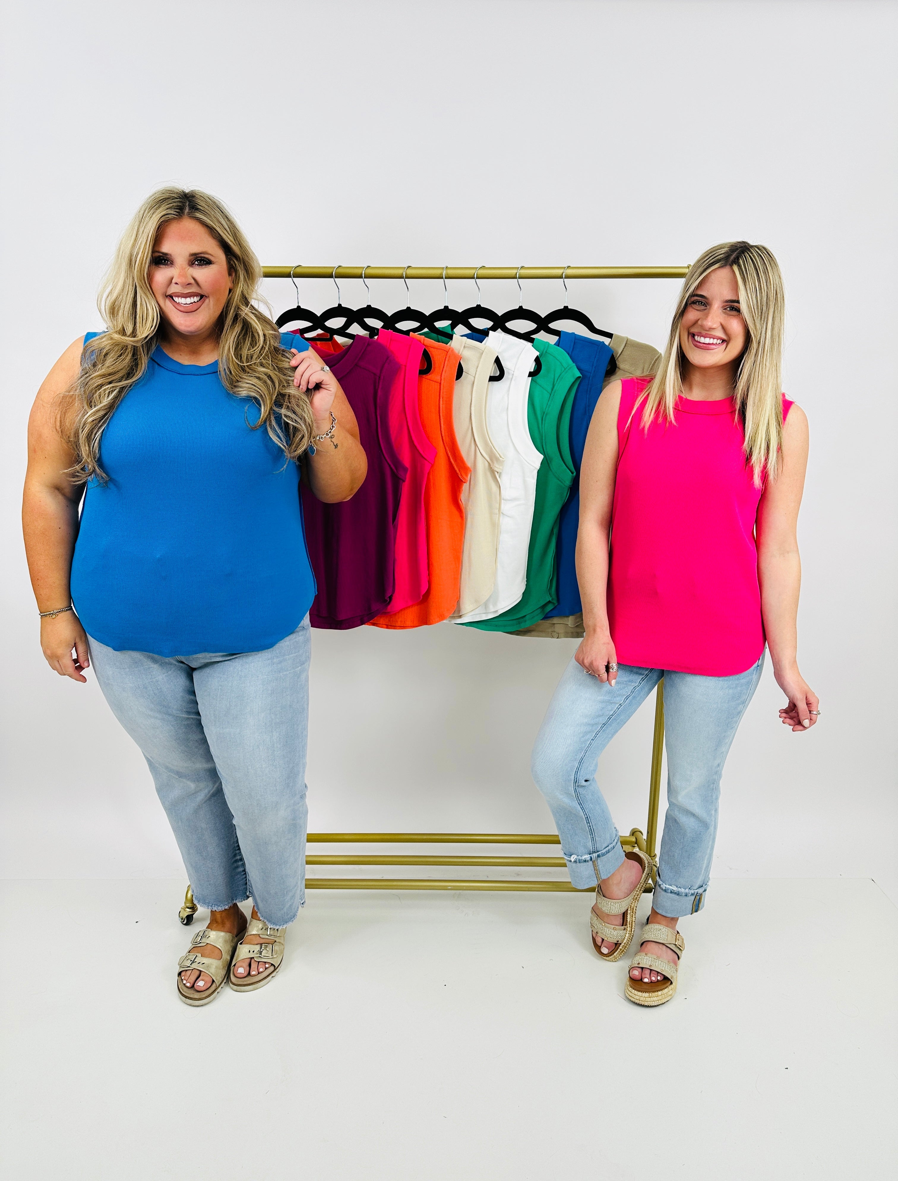 Basic Babe Tank Top- Multiple Colors!