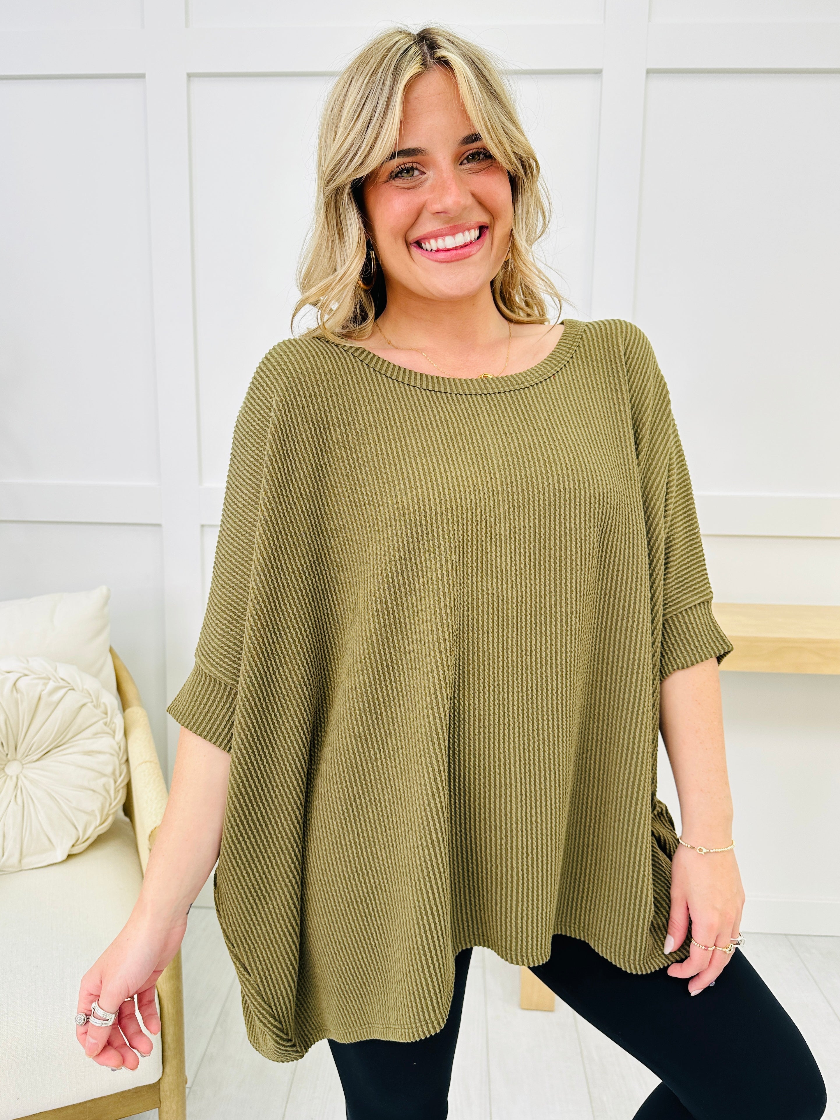 Casual Charm Top- Multiple Colors!