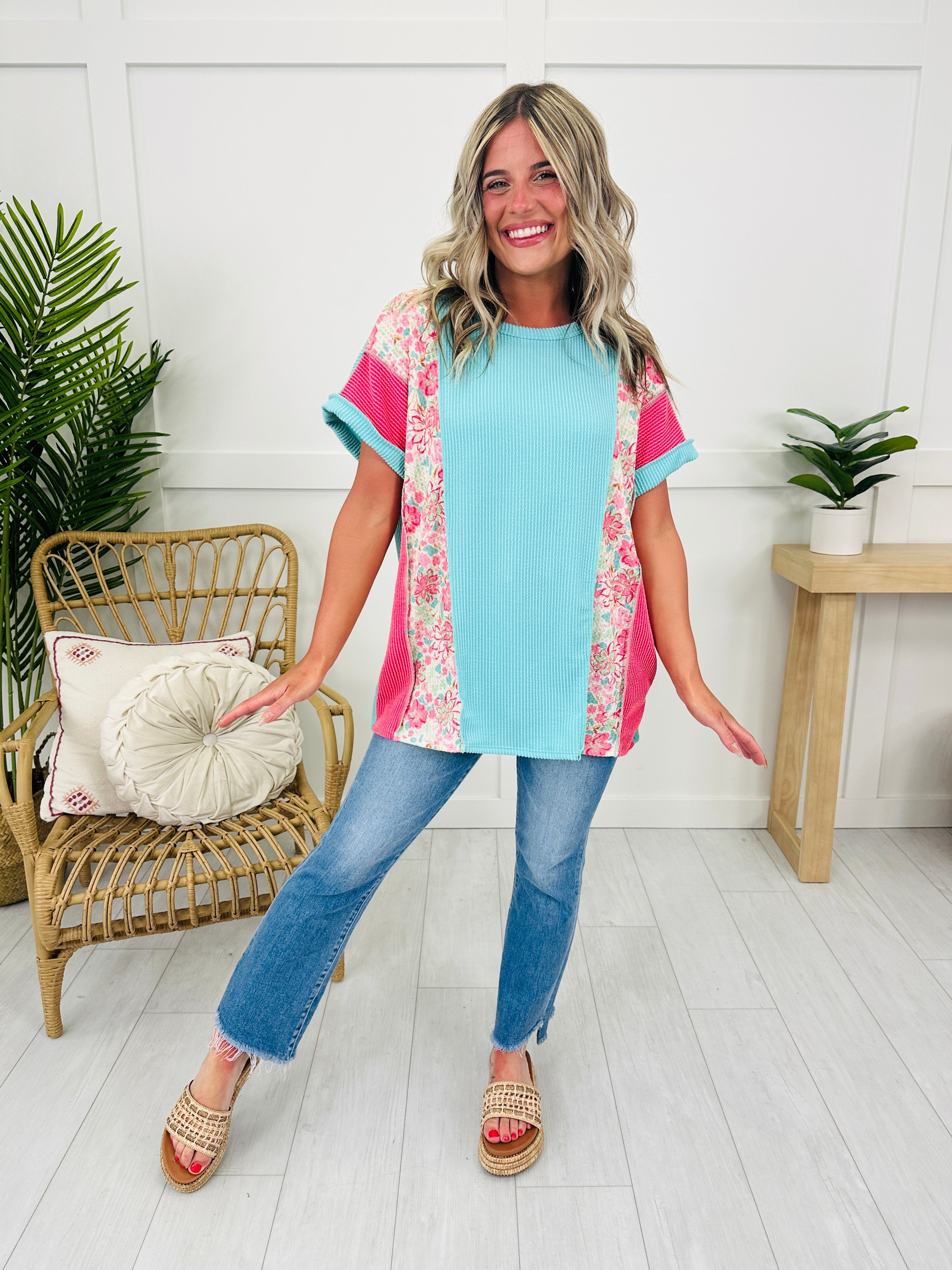 Buy Myself Flowers Top- Multiple Colors!