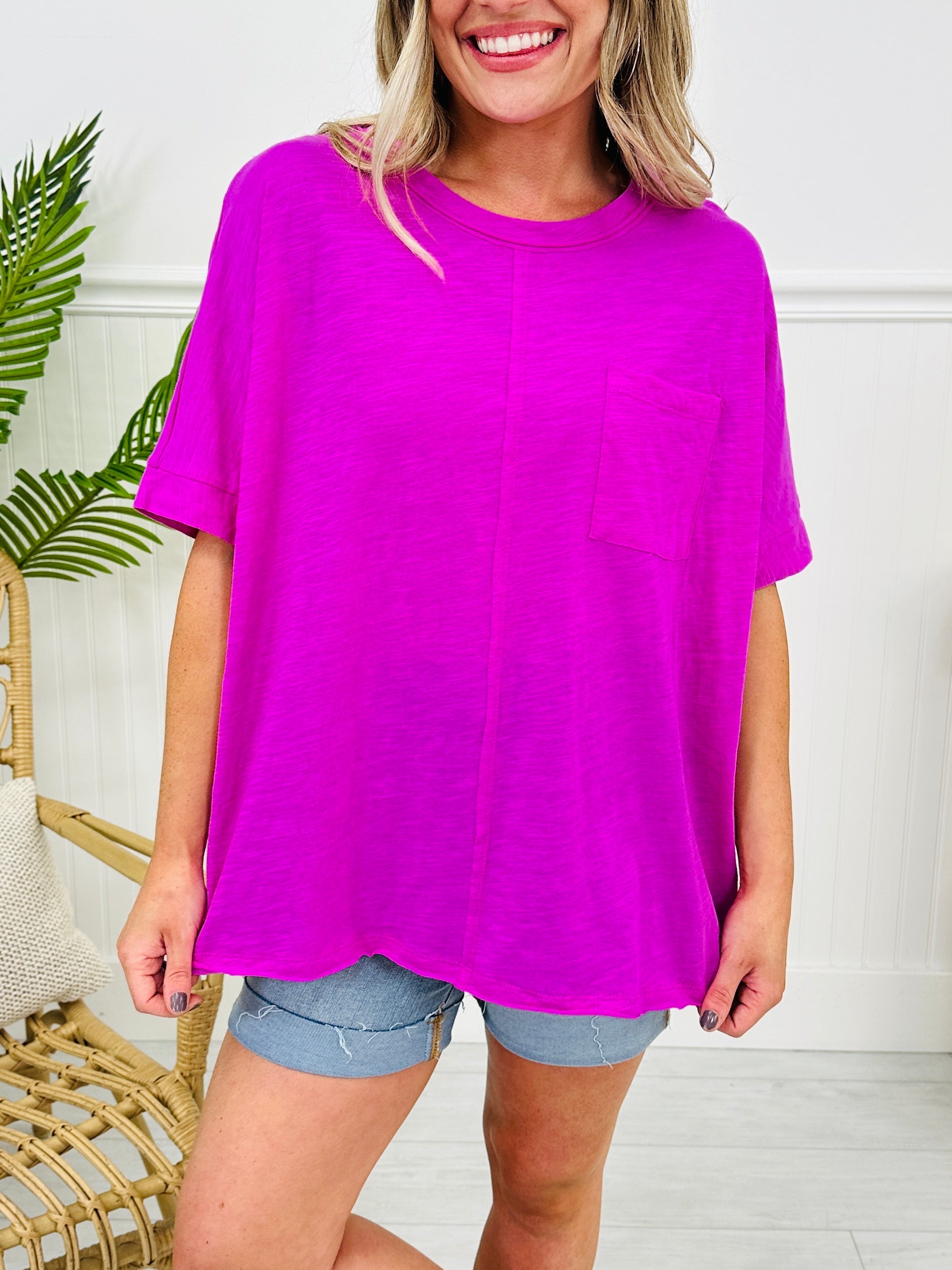 Beautifully Bold Top- Multiple Colors!