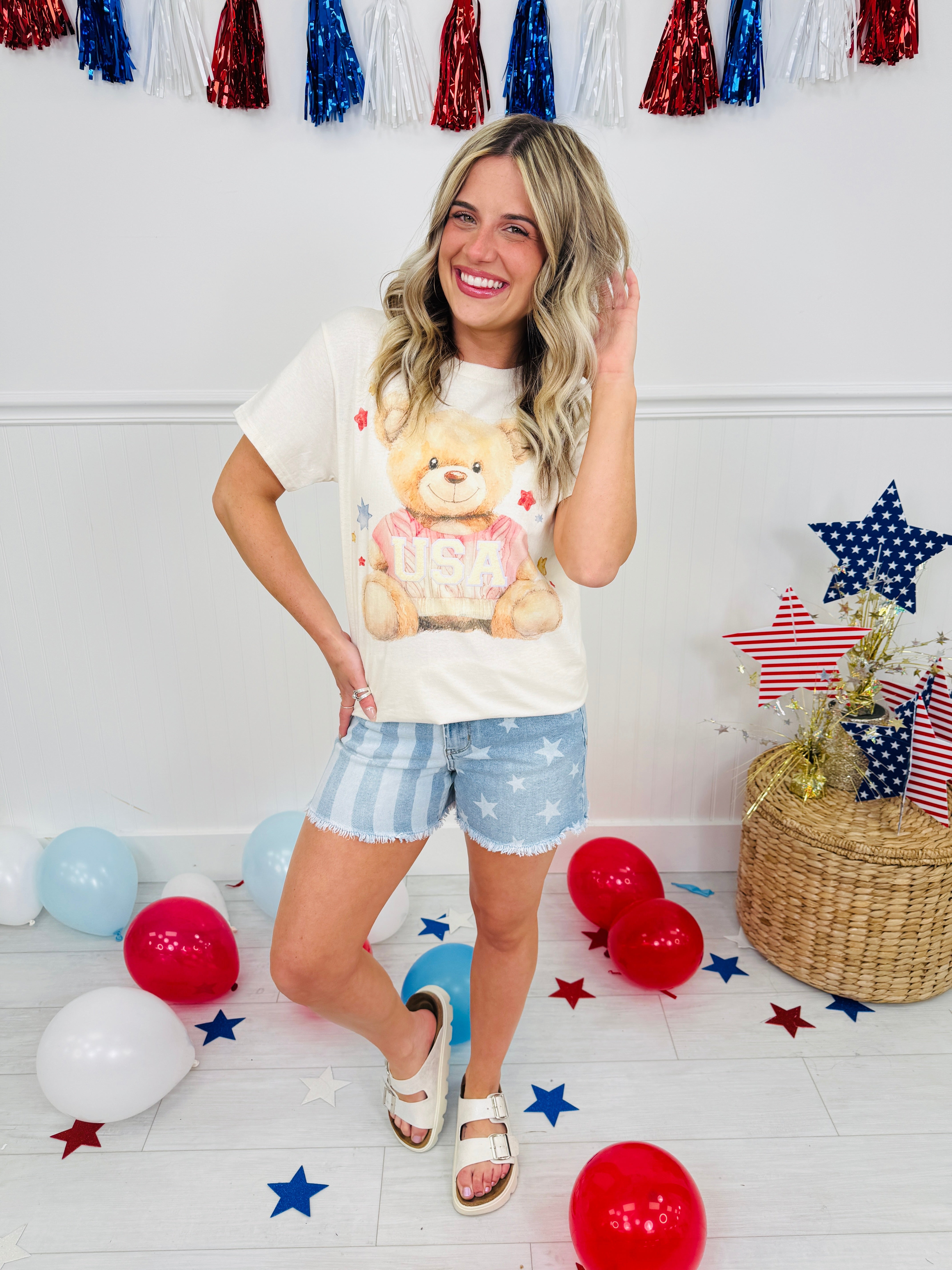 Bear Nation USA Graphic Tee